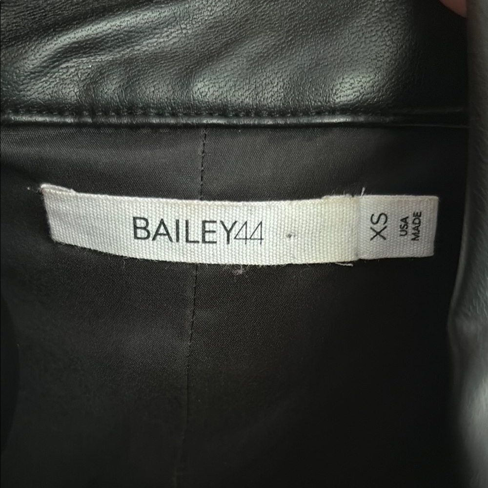 Bailey 44 Black collared Shirt Dress with snap buttons - Picture 2 of 13
